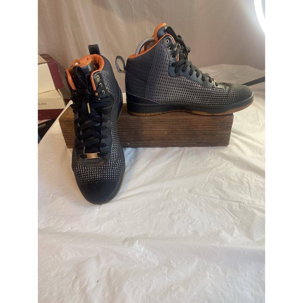 Men's Nike KD NSW VIII Lifestyle Silver/ Black Hi Lace Tennis Shoes-Size‎ 10-